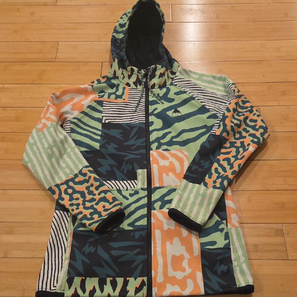Burton Green and Black Hooded Jacket
